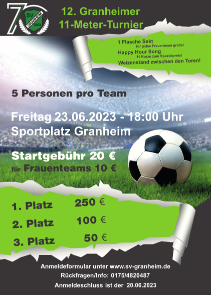 11m Turnier SV Granheim
